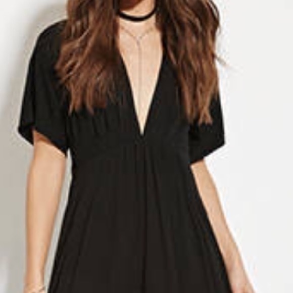 Deep V Midi Dress - Picture 3 of 6